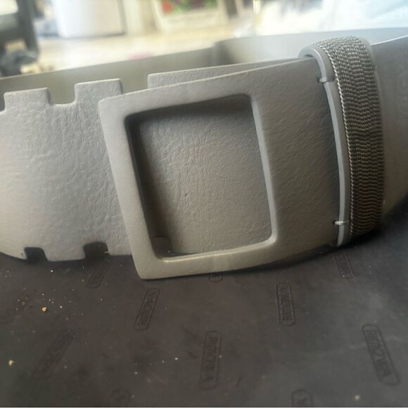 Fabiana Filippi runway dress suit belt wide beaded Leather accessory cutout - Picture 1 of 8